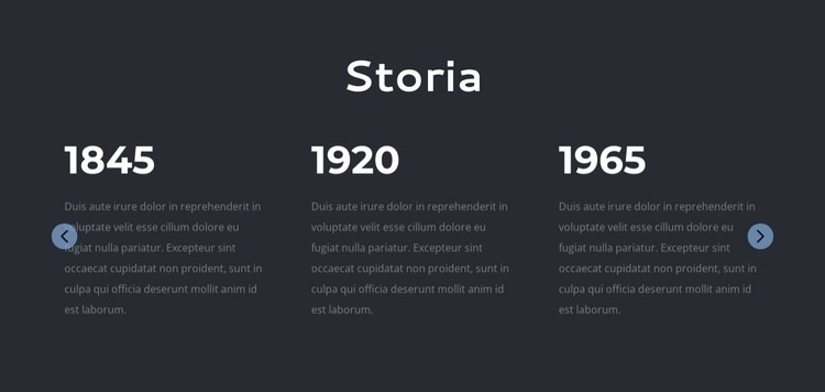 Storia dello studio legale Modelli di Website Builder