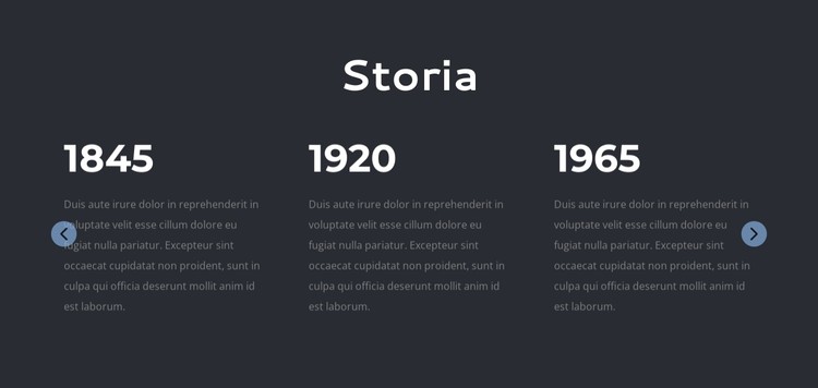 Storia dello studio legale Modello CSS