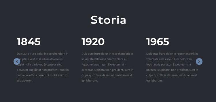 Storia dello studio legale Modello di sito Web