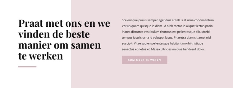 Teksten op vorm Website sjabloon