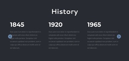 Law Firm History - Web Template