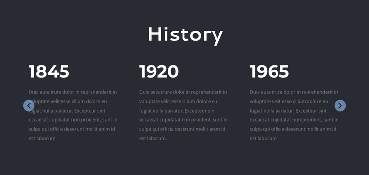 Law firm history One Page Template