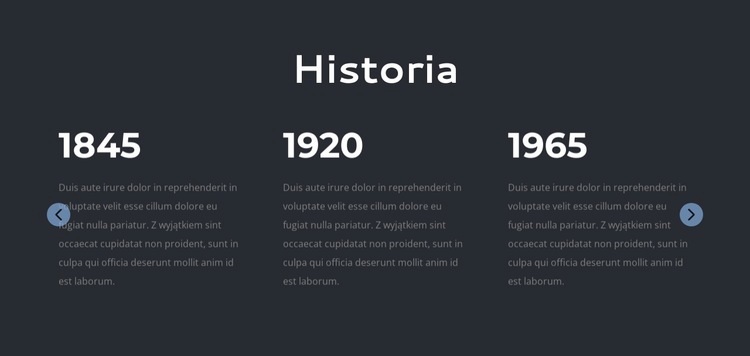 Historia kancelarii Szablon HTML5