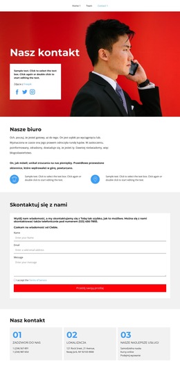 Bądź Pierwszą Grupą - Szablon Strony Biznesowej Premium