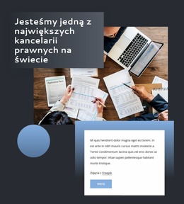 Międzynarodowa Kancelaria Prawna Oferująca Kompleksowe Usługi Prawne - Premium Szablon Joomla