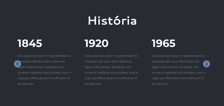 História do escritório de advocacia Modelo HTML