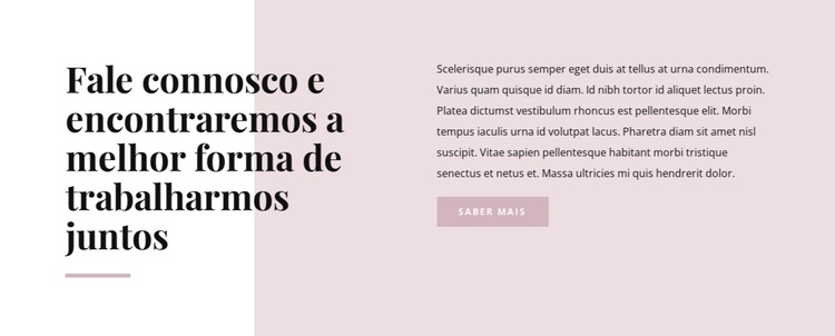 Textos em forma Tema WordPress