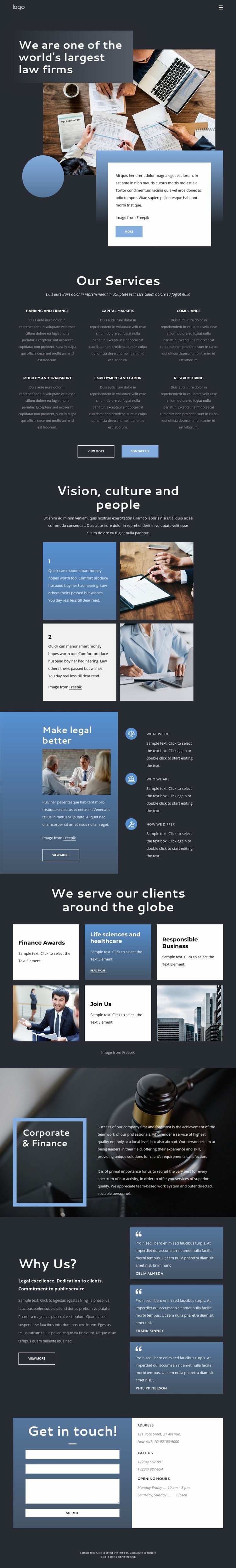 We are an elite law firm Squarespace Template Alternative
