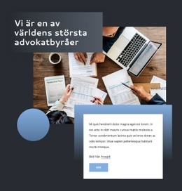 En Fullservice Internationell Advokatbyrå – Enkelt WordPress-Tema