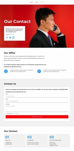 Contact Page