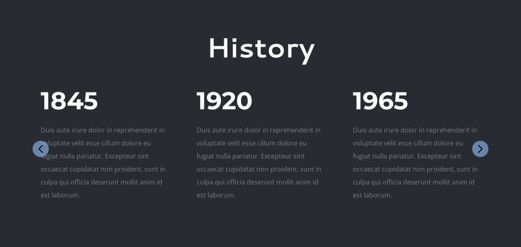 Law firm history Website Builder Templates