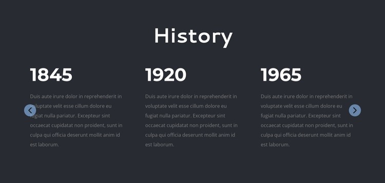 Law firm history Website Mockup