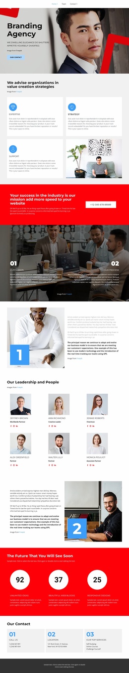 Feature counter - Website Template by Nicepage
