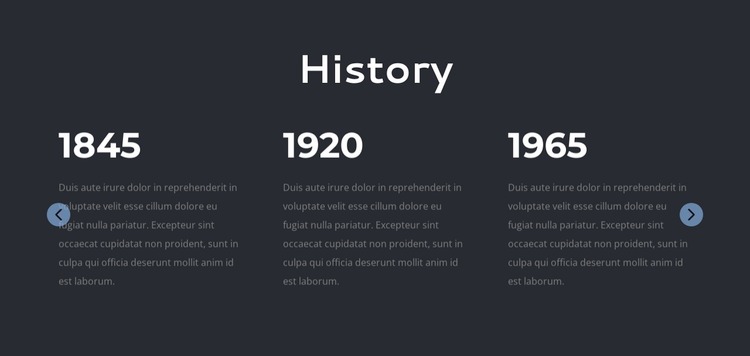 Law firm history WordPress Website Builder