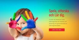 Lek, Utforska Och Lär Dig HTML5 & CSS3-Mall