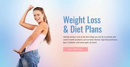 Diet And Weight Loss Premium CSS Template