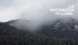 Bosque De Niebla: Plantilla De Página HTML