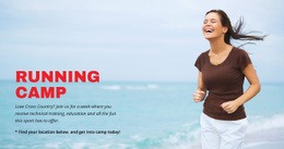 Running Camp - Html Code For Inspiration