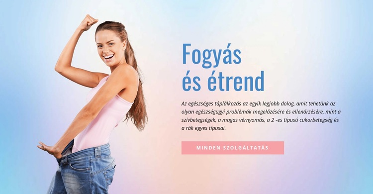 Diéta és fogyás Weboldal tervezés