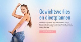 Dieet En Gewichtsverlies - HTML5-Bestemmingspagina