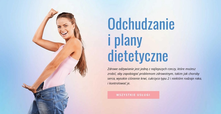 Dieta i utrata wagi Szablony do tworzenia witryn internetowych