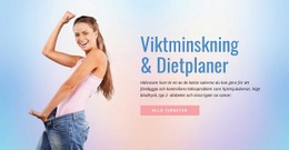 Kost Och Viktminskning - Responsiva Webbplatsmallar