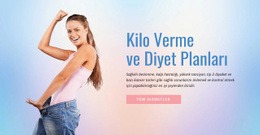 Diyet Ve Kilo Kaybı - Açılış Sayfası Tasarımcısı