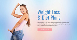 Diet And Weight Loss - Wireframes Mockup