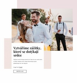 Nejkrásnější Svatební Místa Šablona Webu CSS