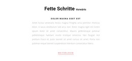 Zwei Überschriftentexte Und Eine Schaltfläche - Design Für Eine Seite