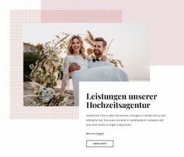 Unsere Hochzeitsagentur - HTML Generator Online