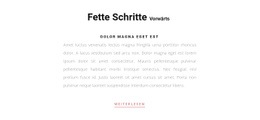 Exklusives Website-Modell Für Zwei Überschriftentexte Und Eine Schaltfläche