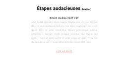 Deux Titres De Texte Et Un Bouton - Outil De Création De Sites Web