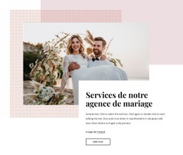 Notre Agence De Mariage - Prototype De Site Web