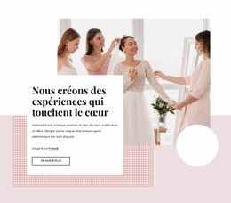 Superbe Modèle HTML5 Pour Planification De Mariage Et Conception D'Événements