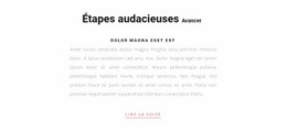 Deux Titres De Texte Et Un Bouton - Conception D'Une Seule Page