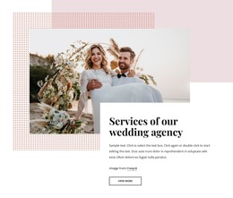 Our Wedding Agency - Ultimate HTML5 Template