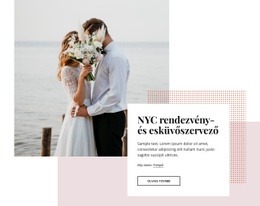 New York-I Rendezvény- És Esküvőszervezők - HTML-Sablon Letöltése