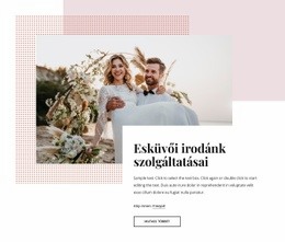 Esküvői Irodánk - HTML-Sablon Letöltése