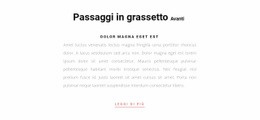 Testo A Due Intestazioni E Un Pulsante - Modello Di Pagina HTML5