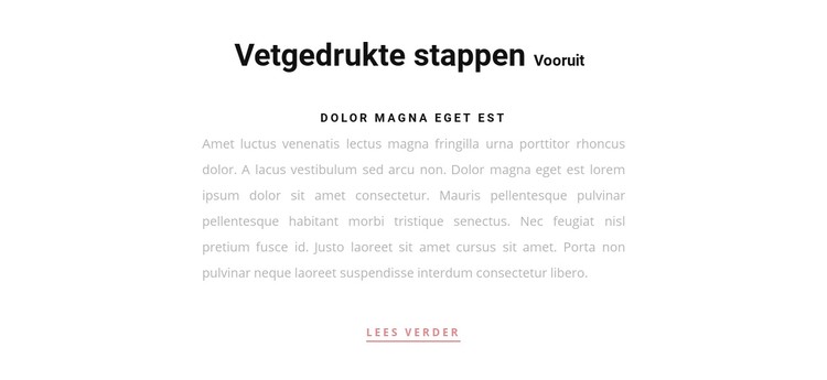 Twee koptekst en een knop CSS-sjabloon