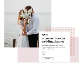 Webontwerp Voor NYC Evenementen- En Weddingplanners
