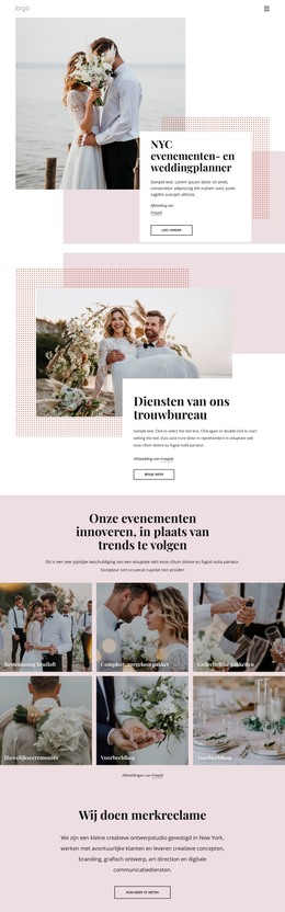 Wij Creëren Een Stressvrije Planningservaring Responsive Shopify-Thema