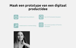 Pagina-HTML Voor Ideeën Voor Een Succesvol Bedrijf