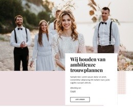 Beste Luxe Weddingplanner En Evenementenontwerpbureau - HTML Website Builder