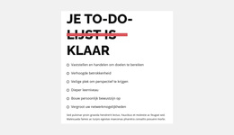 Te Doen Lijst