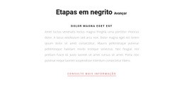 Maquete De Site Exclusivo Para Texto De Dois Títulos E Um Botão