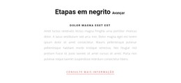 HTML5 Grátis Para Texto De Dois Títulos E Um Botão
