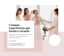 Planejamento De Casamento E Design De Eventos Modelo Responsivo HTML5