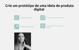 Ideias Para Um Negócio De Sucesso - Download Do Modelo De Site